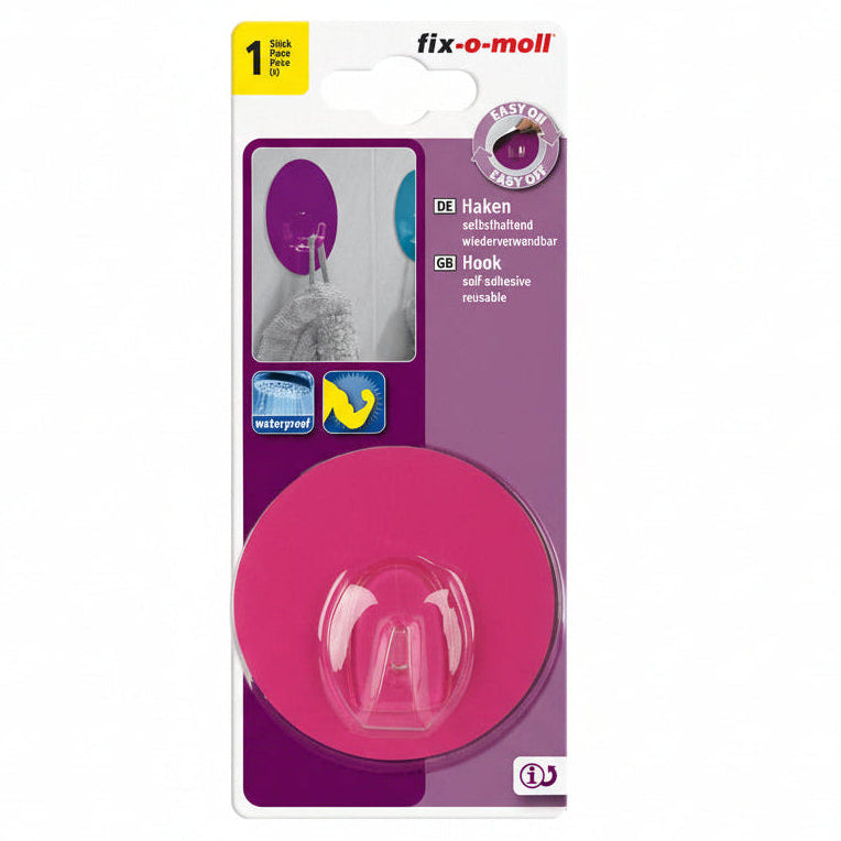 Krok selvklebende Rosa Ø68mm