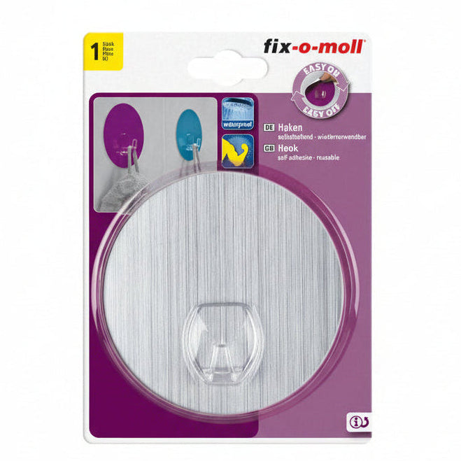 Krok selvklebende Stål Ø100mm