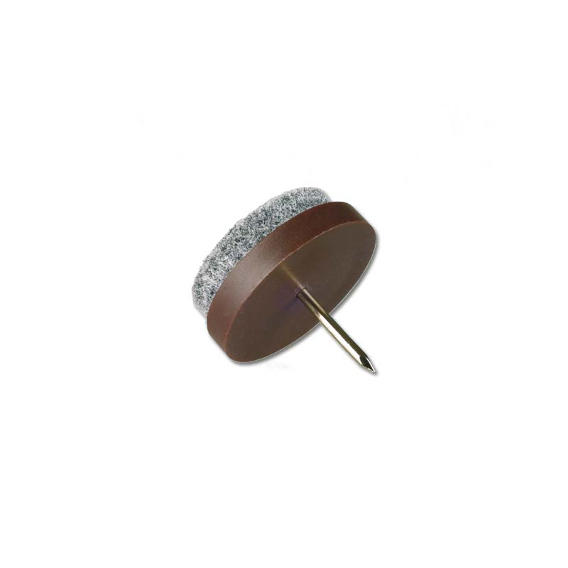 Filtknott m stift Brun 20mm (8 stk)