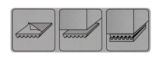 Vibrasjons, støy & støt demper Sort (2 sett)