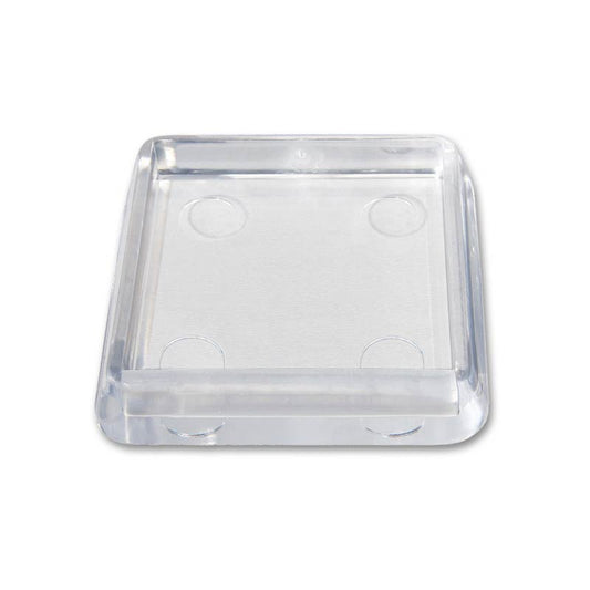 Pianoskåler 50mm x 50mm Transp. (4 stk)