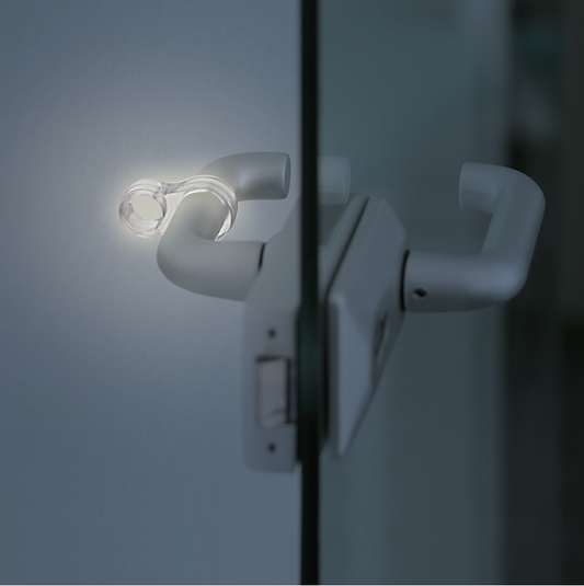 Dørvrider dobbel Selvlysende