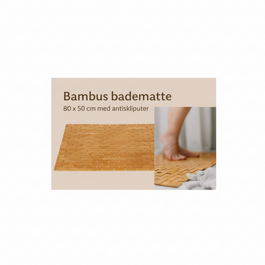 BADEMATTE BAMBUS 80 x 50cm