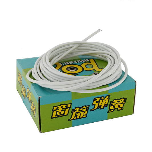 Gardinspiral Hvit metervis