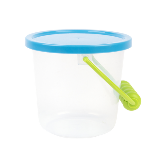 Transparent bøtte med lokk *UTSOLGT*