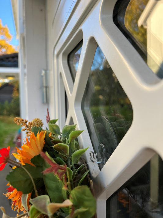 Krok selvklebende Transp. Ø100mm