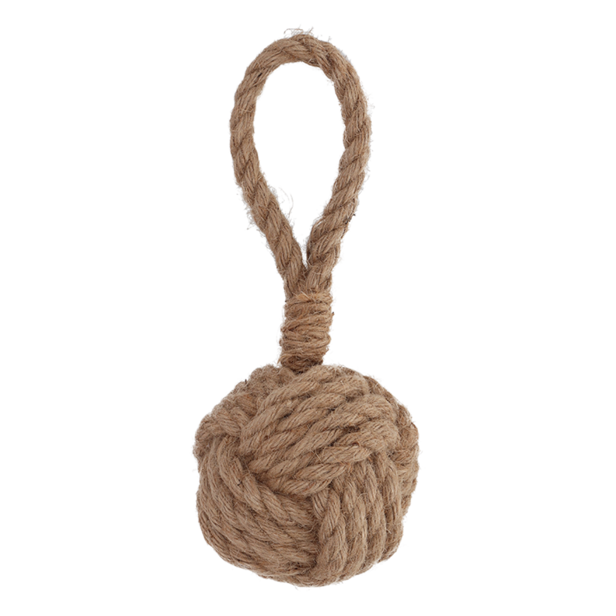 DØRSTOPPER KNUTEN F HÅNDTAK jute 336gr Ø10,8