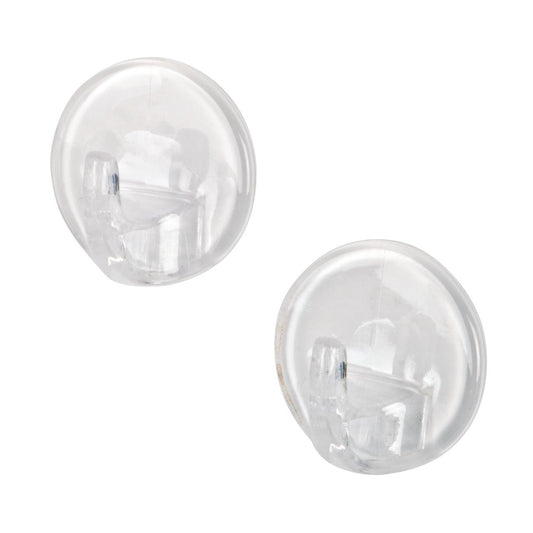 Limkrok Transparent Rund (2 stk)