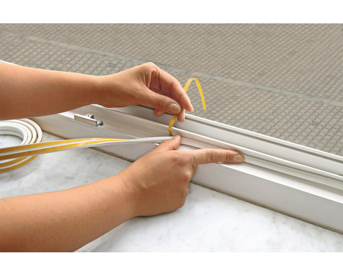 Tetningslist E ( K ) Svart 6mx9mm