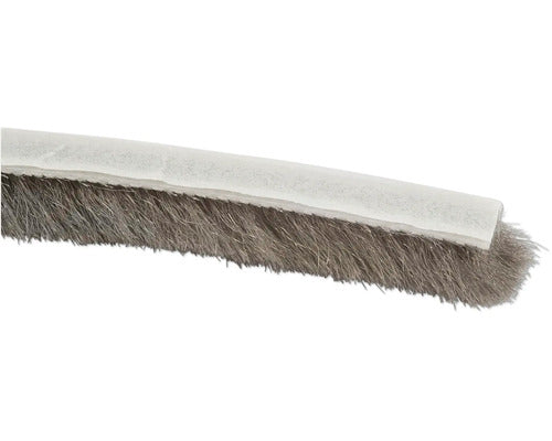 Tetningslist børste 6m 7/4mm GRÅ