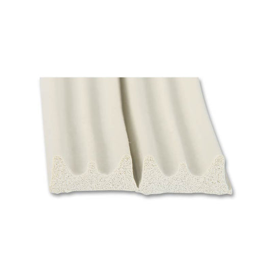 Tetningslist E ( K ) Hvit 6mx9mm