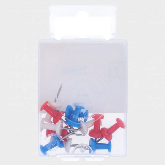 Finerstift blå, hvit og rød 12 stk