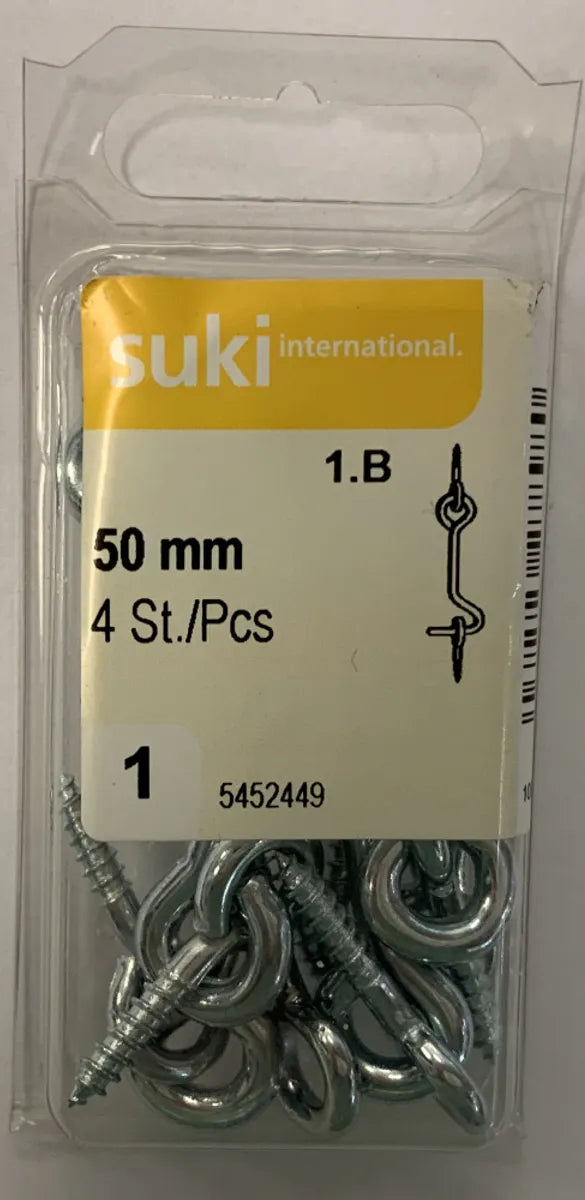 Kastekrok 50x3,5mm 4 stk