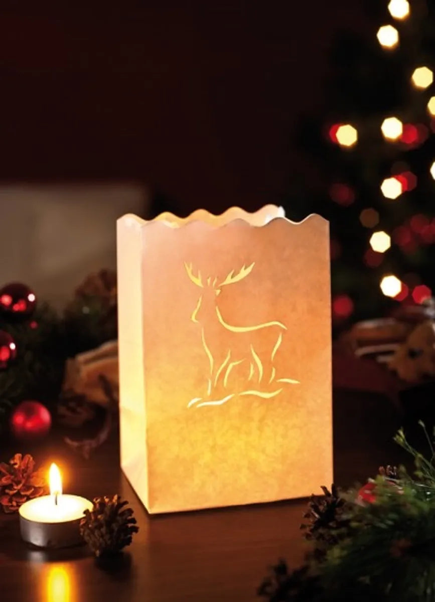 Lyspose Rudolf Liten (10 stk)