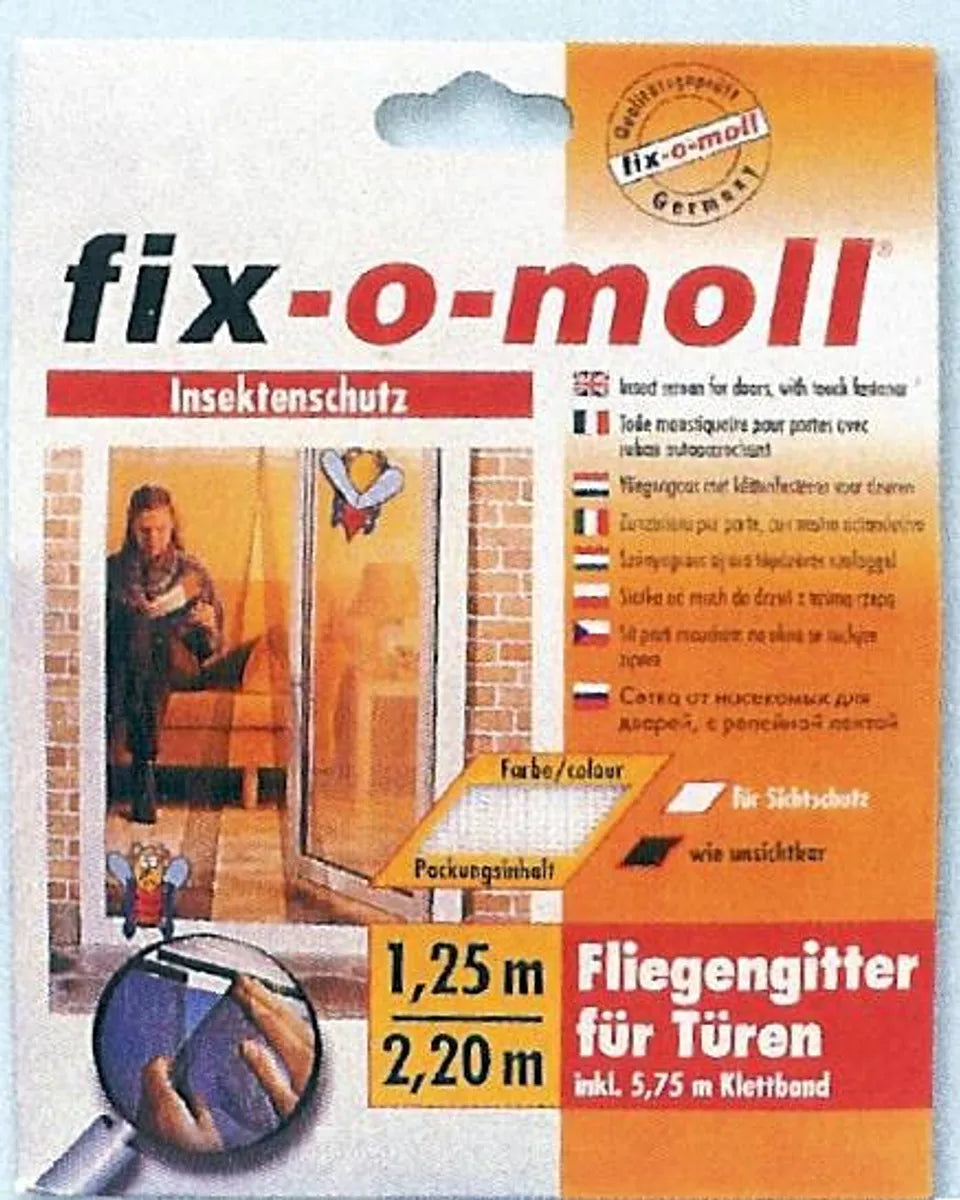 Insektsnett for dør Hvit 2 x 65 x 220 cm