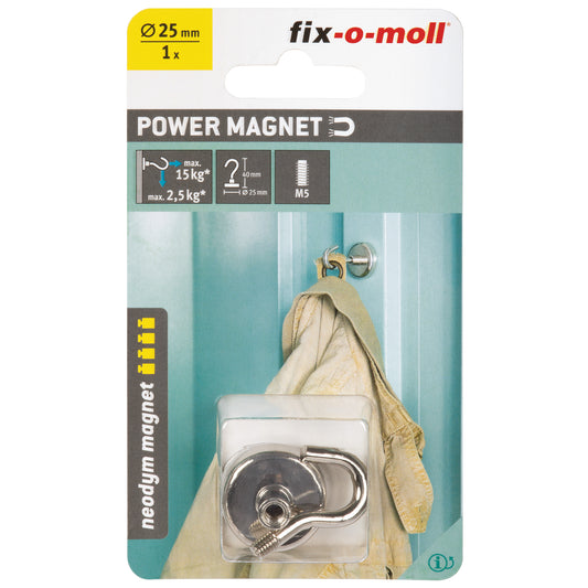 Magnet 1krok sk Ø25mmH41,5mmMAX20kg