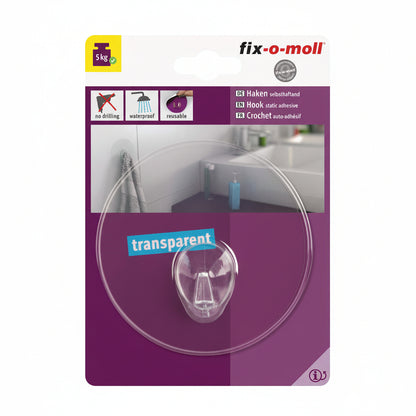 Krok selvklebende Transp. Ø100mm
