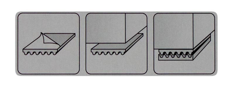 Vibrasjons, støy & støt demper Sort (2 sett)