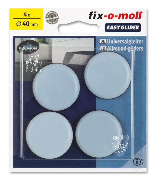 Flyttebrikker 40mm (4 stk)