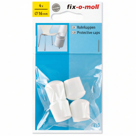 Stolbenhylse Hvit 16mm (4 stk)