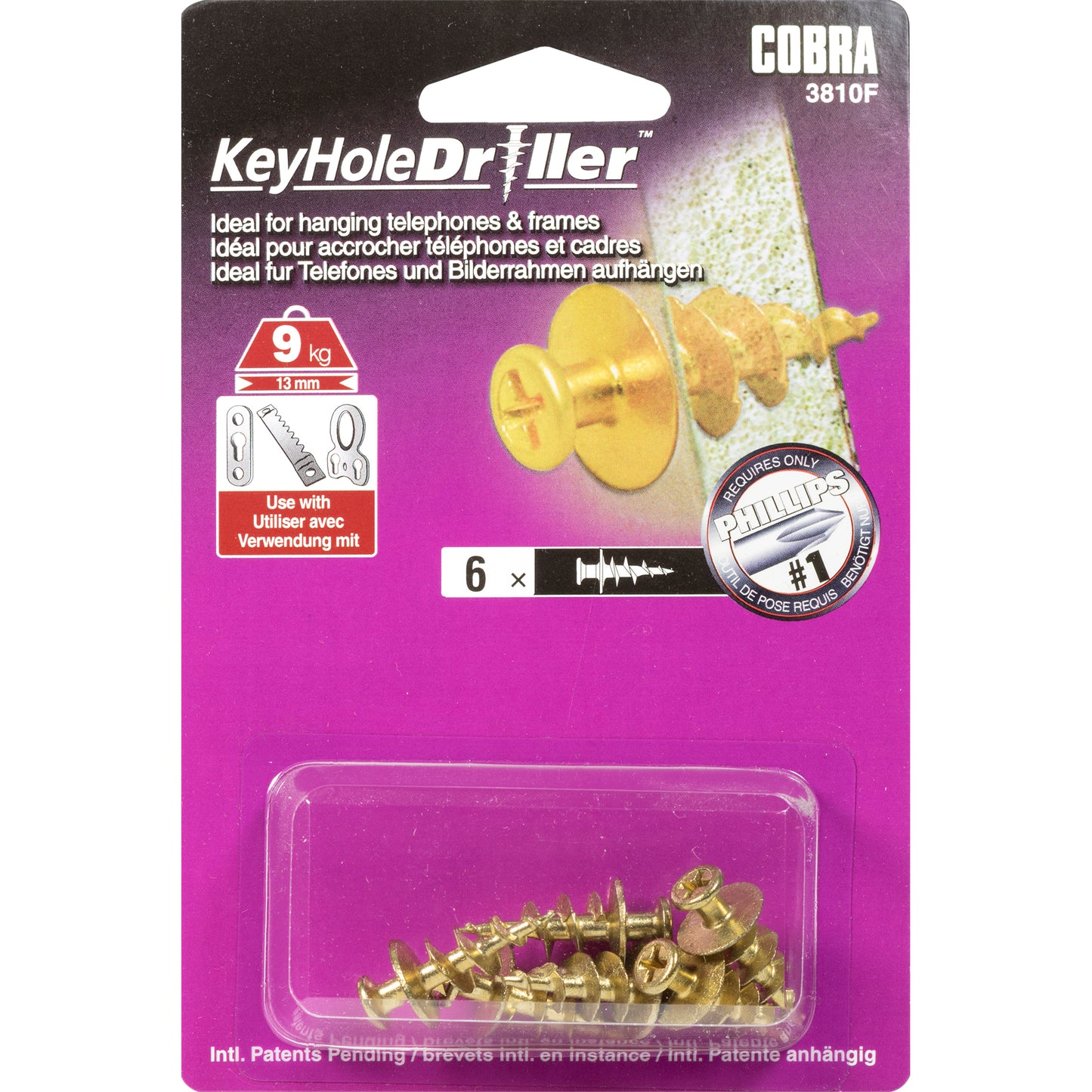 Keyhole Driller (6 stk)