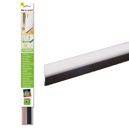 Dørbunnlist Standard transparent 1 m – for åpninger opptil 18 mm