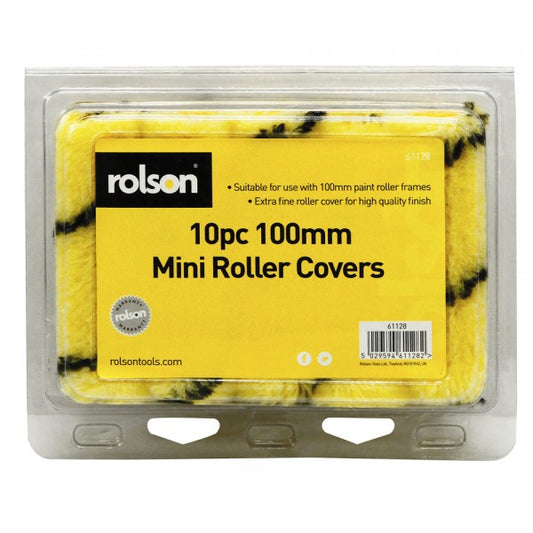 Malerulle mini 100mm (10 stk)