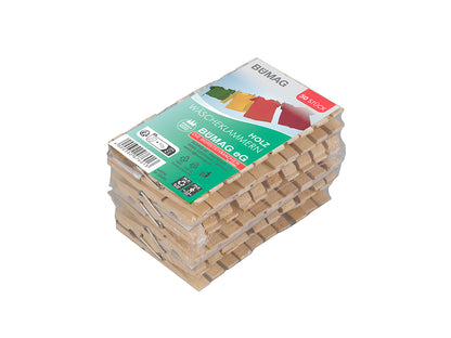 Klesklyper i tre 50 stk Klesklyper i tre 50 stk