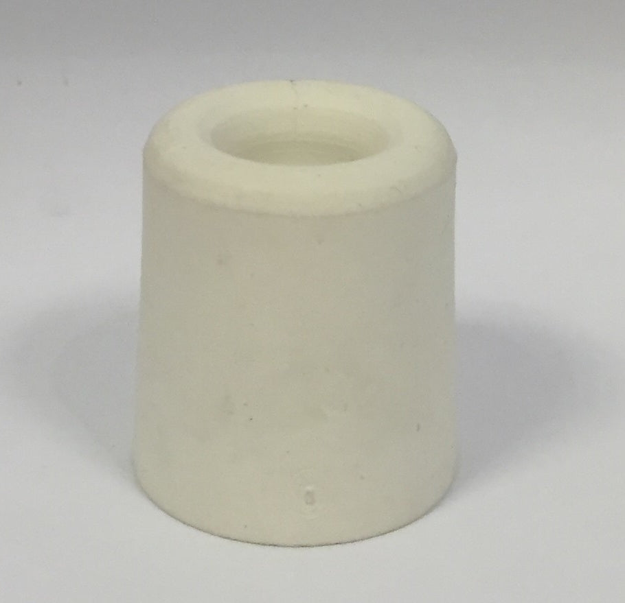 Dørstopper gummi hvit 35mm (2 stk)