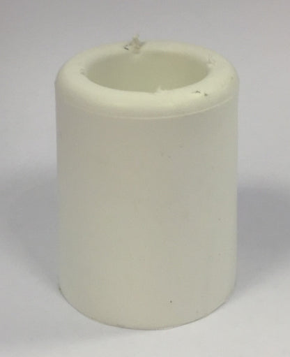Dørstopper gummi hvit 50mm (1 stk)