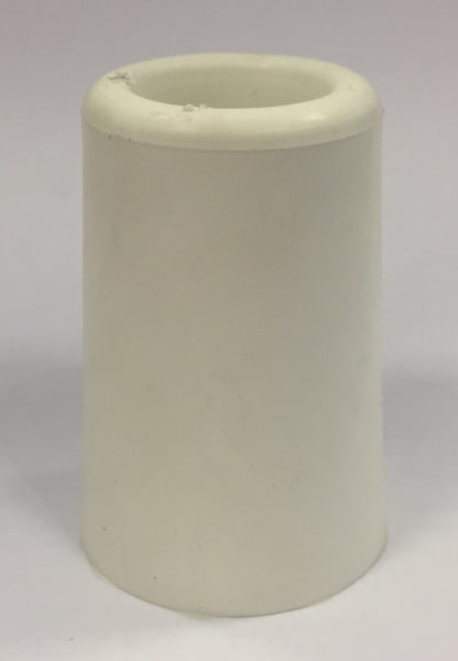 Dørstopper gummi hvit 75mm (1 stk)