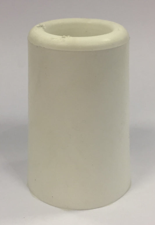Dørstopper gummi hvit 75mm (1 stk)