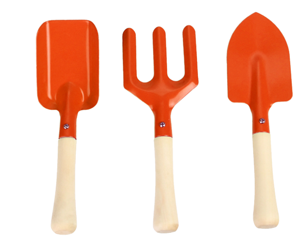 Hageredskapsett til barn orange