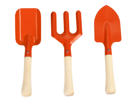Hageredskapsett til barn orange