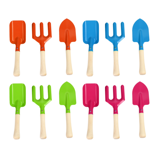 Hageredskapsett til barn rosa