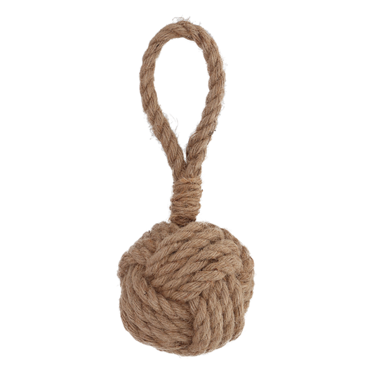 DØRSTOPPER KNUTEN  F HÅNDTAK jute 336gr Ø10,8