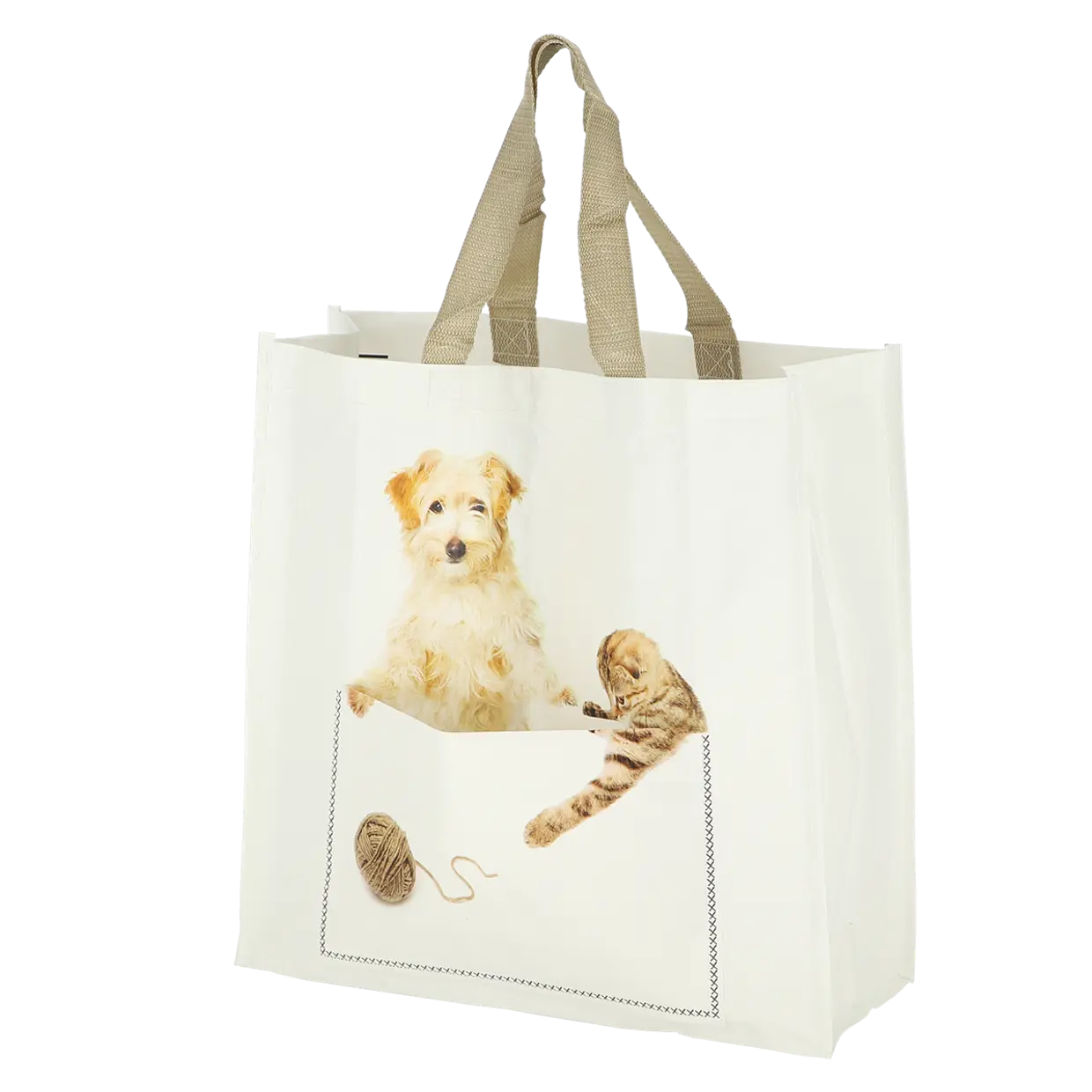 Handlenett/bag hund og katt garnnøste