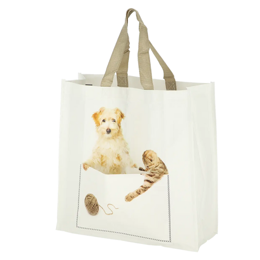 Handlenett/bag hund og katt garnnøste