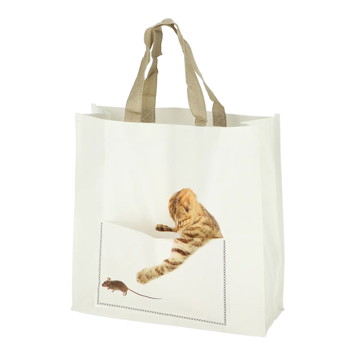 Handlenett/bag katt og mus