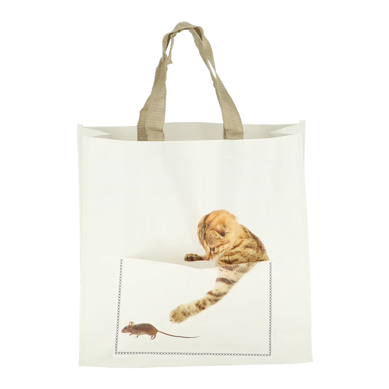 Handlenett/bag katt og mus