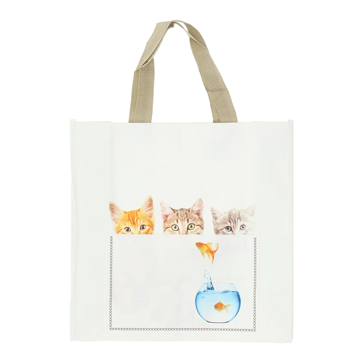 Handlenett/bag 3 katter