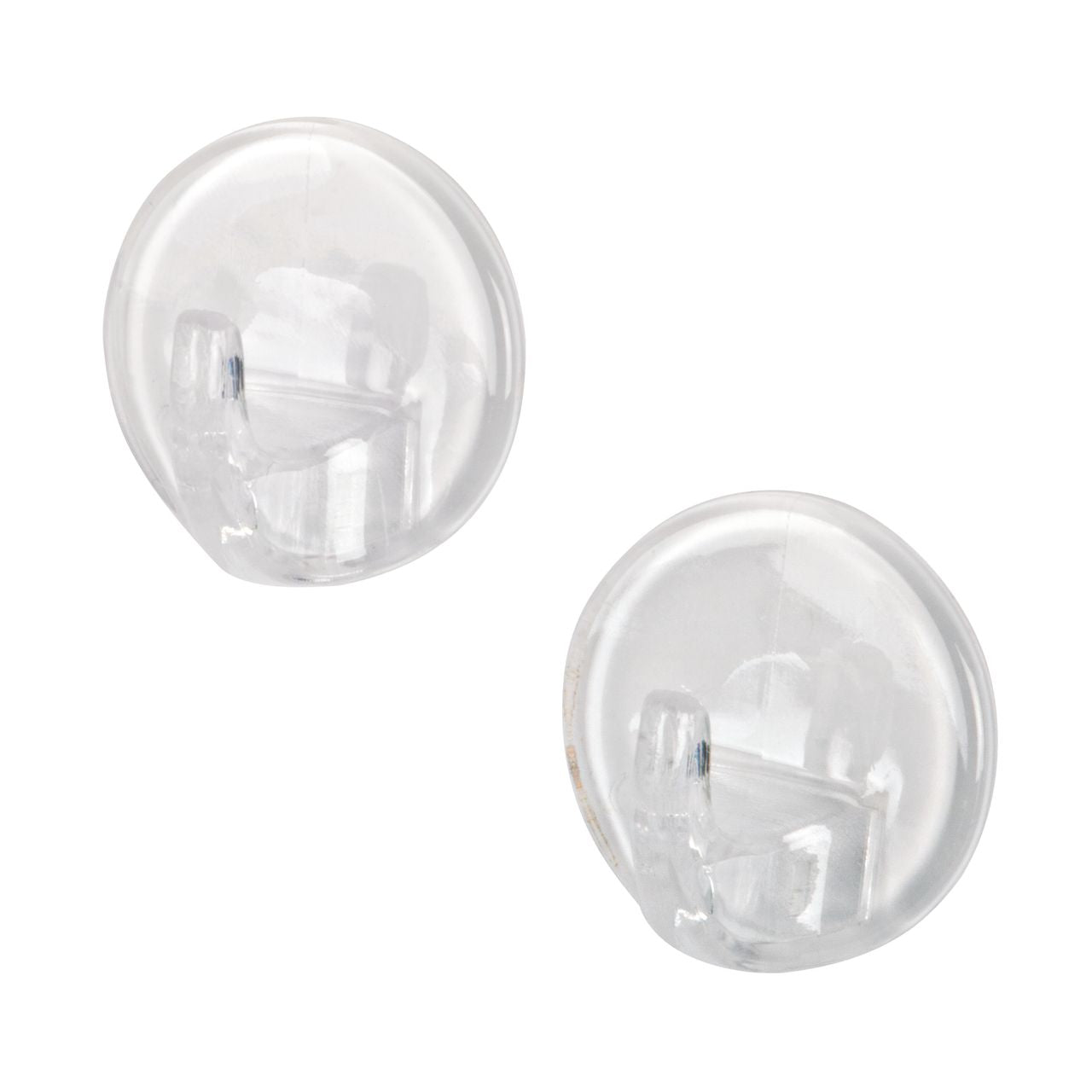 Limkrok Transparent Rund (2 stk)