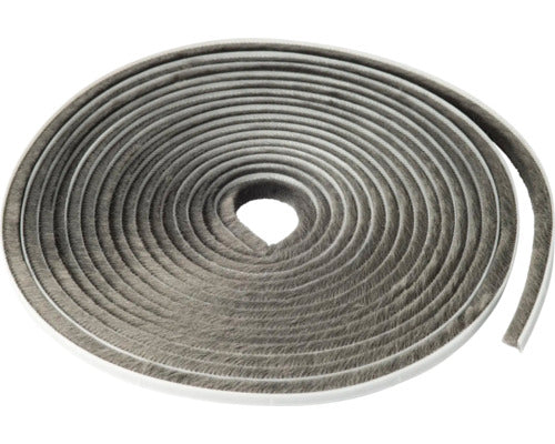 Tetningslist børste 6m 7/4mm GRÅ