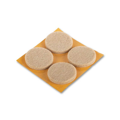 Filtknott selvklebende Beige Bigduo  35mm (4 stk) – beskytter parkett og gulv