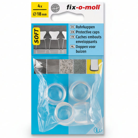 Stolbenhylse Transparent 18mm (4 stk)