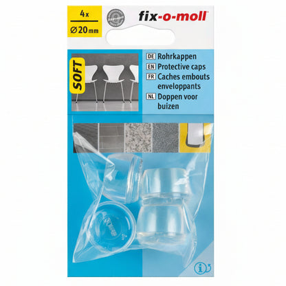 Stolbenhylse Transparent 20mm (4 stk)