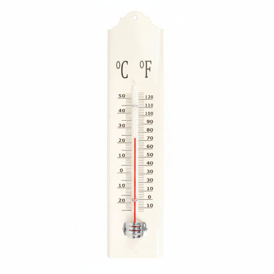Termometer Hvit/gulnet (28 cm)