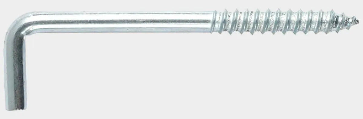 Vinkelkrok mess.3.3x40mm *B