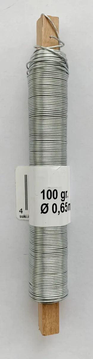 Ståltråd 100g  0,65mm Zink