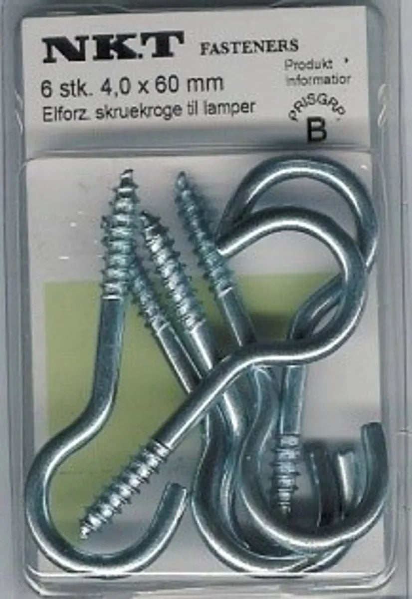Skru-krok elfz.4x60mm *B